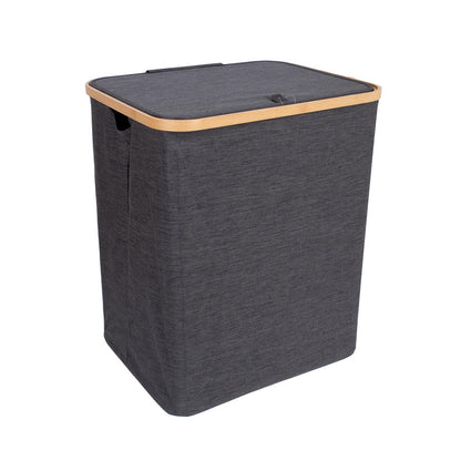 Laundry basket MAX GRAY 45x36xH54cm, dark gray 