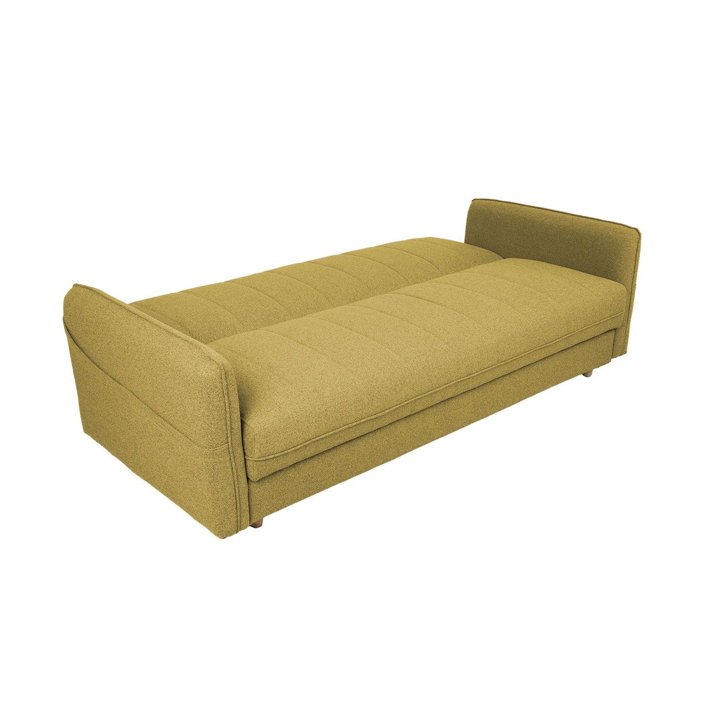 Sofa bed VISBY 200x88xH93cm, yellow