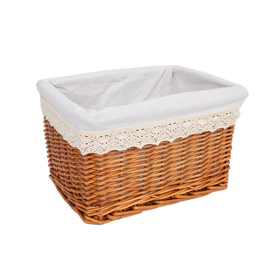 Basket MAX-4, 35x25xH21cm, light brown