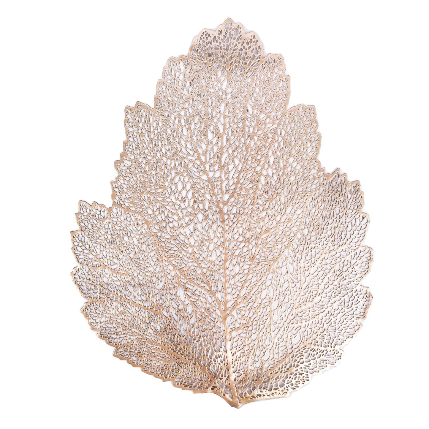 Table cover BIG LEAF, 36x45cm, gold