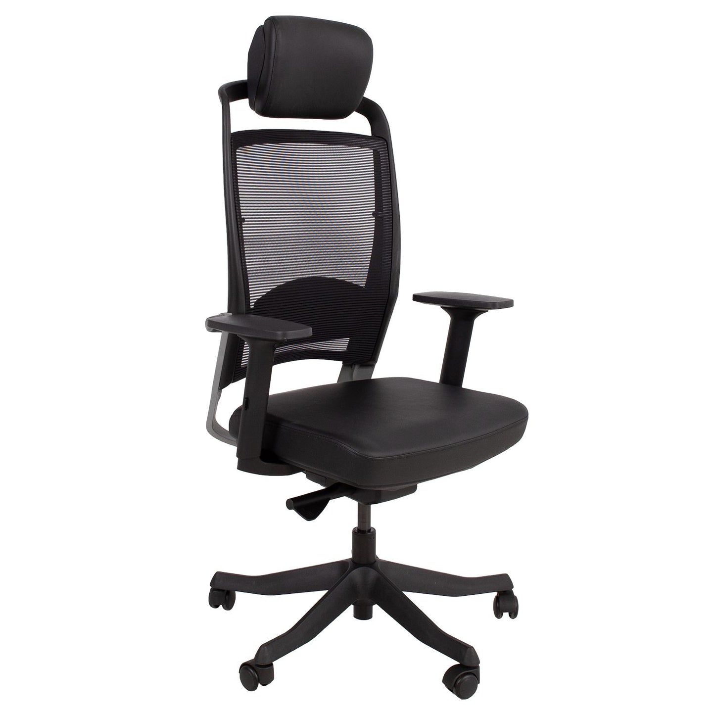 Task chair FULKRUM black leather 