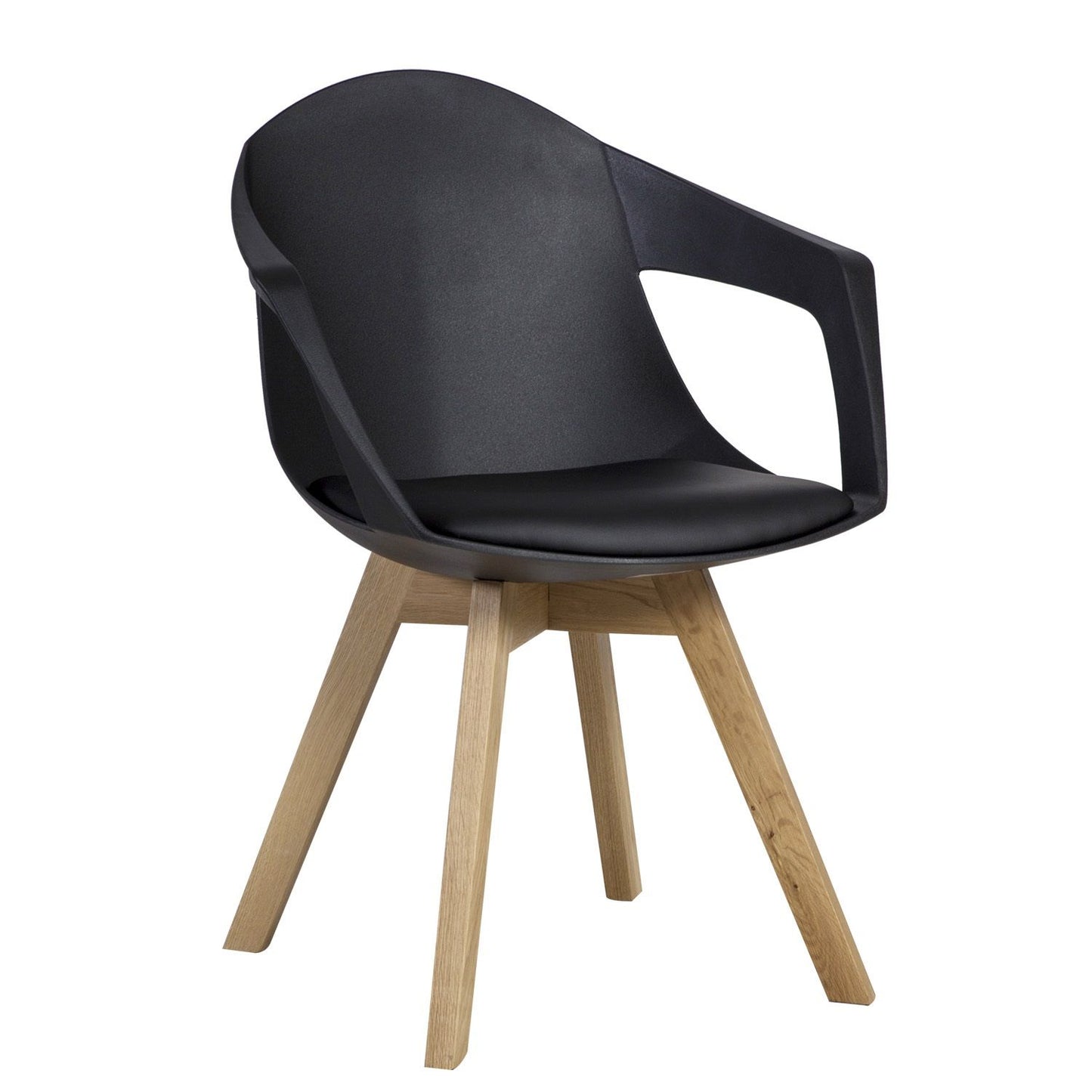 Chair STUART 58x57xH82cm, black 