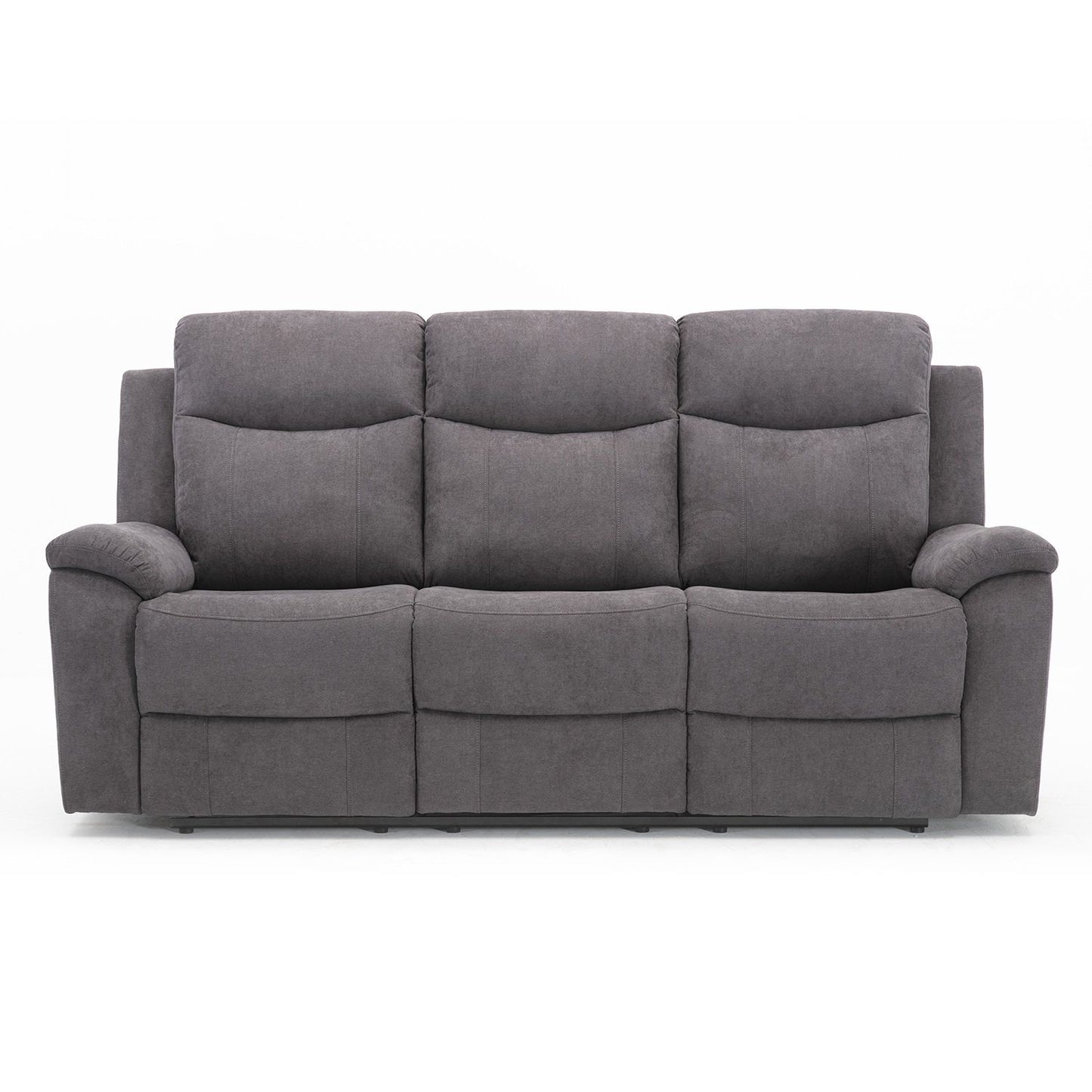 Sofa MILO 3-seater 209x96xH103cm, with electric mechanism, gray