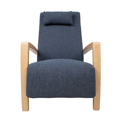 Lounge chair VENLA bluish gray 