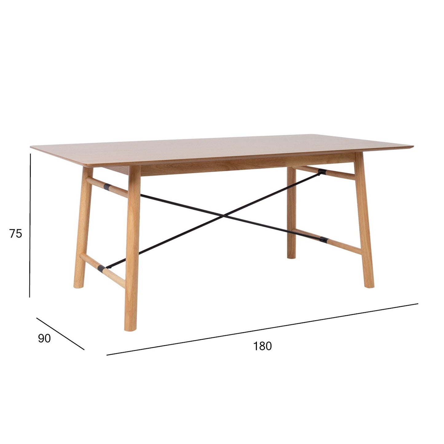 Table EMERALD 180x90xH75cm, 