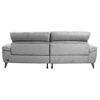 Corner sofa LUZERN KS, light gray