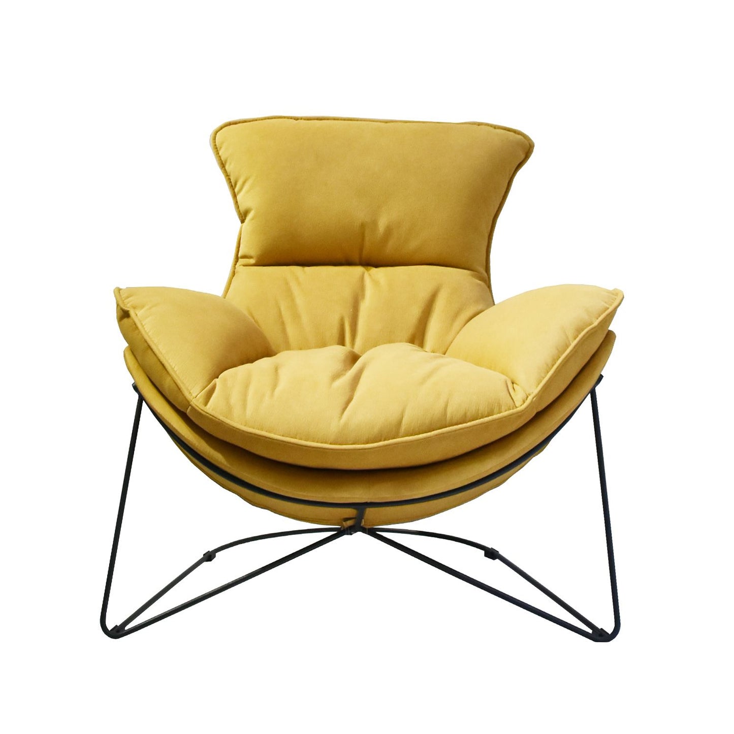 Lounge Chair DIVA ocher yellow 