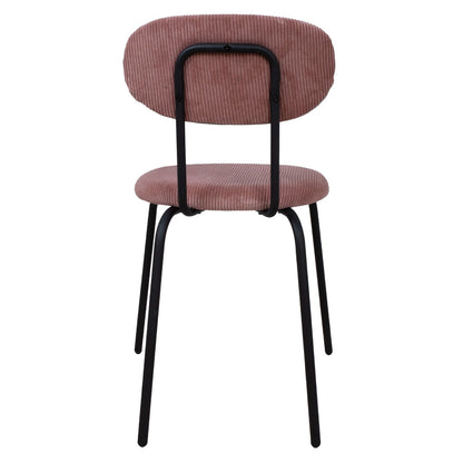 Chair KATO 42x48xH79cm, violet pink velvet 