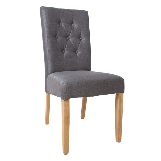 Chair QUEEN 64x46xH102cm, gray 