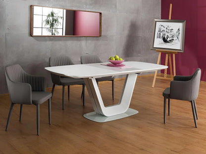 Table ARMANI WHITE MATTE 140(200)X90