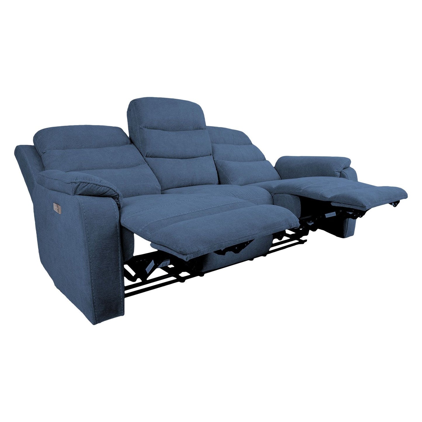 Sofa-recliner MIMI 3-seater electric, blue