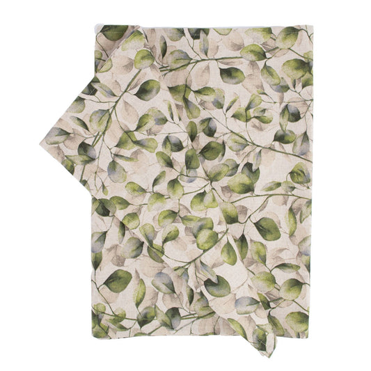 Tablecloth HOLLY 43x116cm, poplar leaves