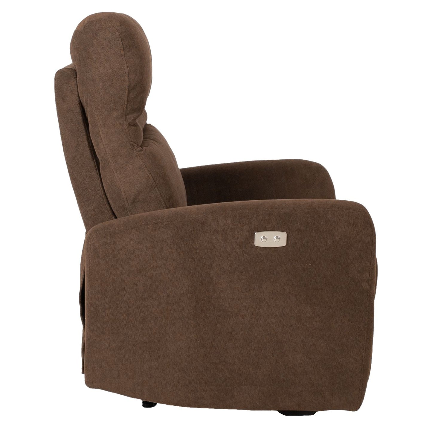 Lounge chair SAHARA with electric mechanism 79x90xH102cm, chocolate brown 