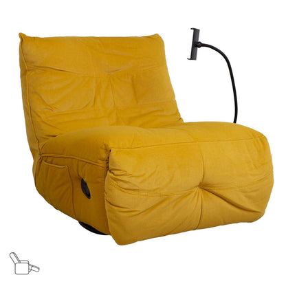 Lounge chair WIN-WIN yellow 