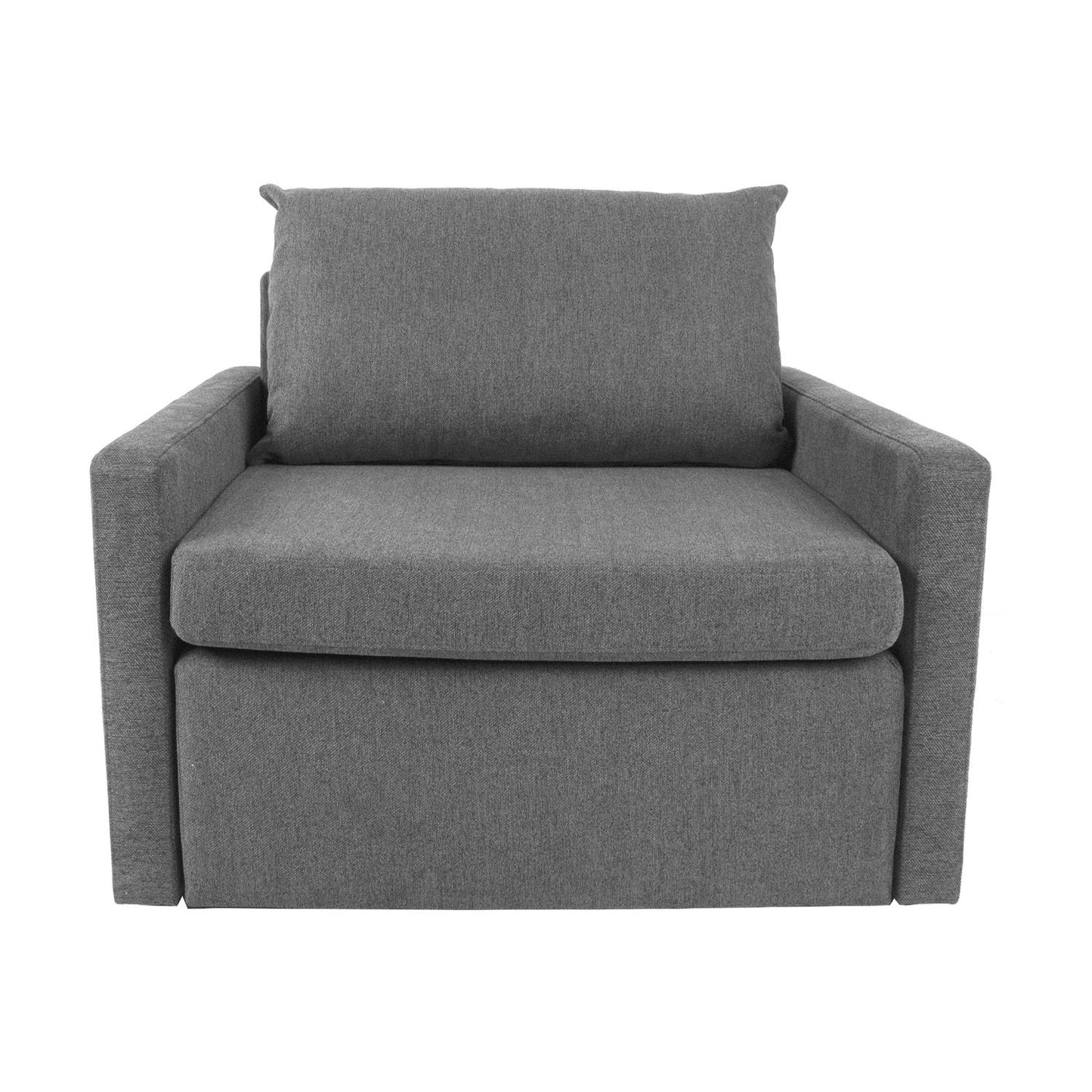 Lounge chair bed COLOGNE light gray 