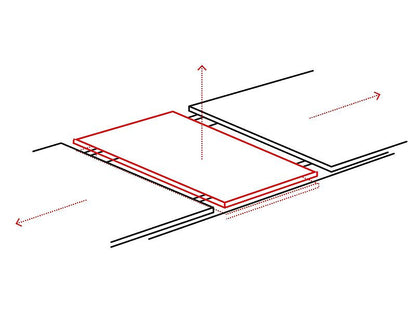 Galds DOLCE KERAMIKAS PELĒKS MARMORS/VALRIEKSTS 180(240)X95