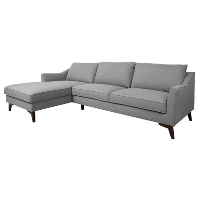 Corner sofa BIRGIT KS, gray