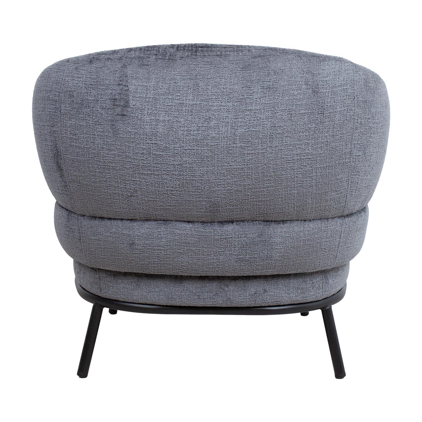 Lounge chair GEMALA dark gray 