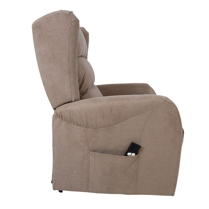 Lounge chair BARRY 77x90xH106cm, electric, brown 