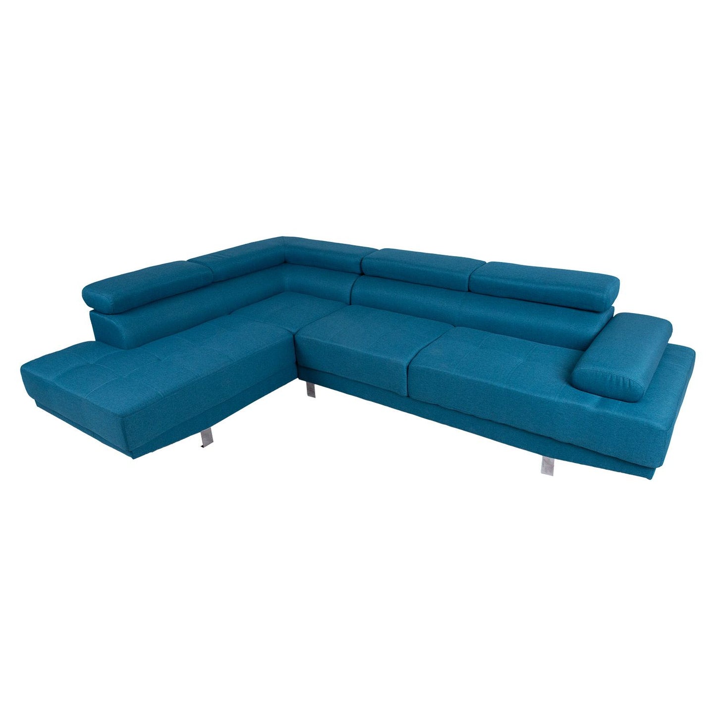 Corner sofa GALVIN LC ocean blue