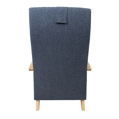 Lounge chair VENLA bluish gray 