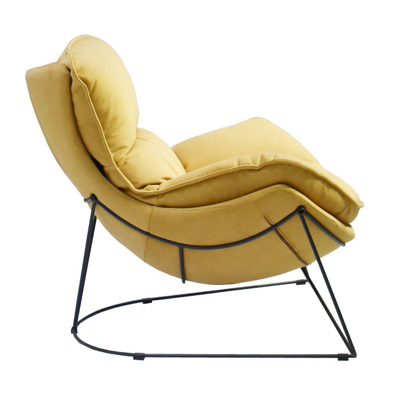 Lounge Chair DIVA ocher yellow 