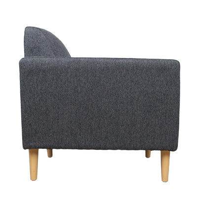 Lounge chair KAILI dark gray 