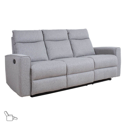 Regliner Sofa MORA 3-seater, gray