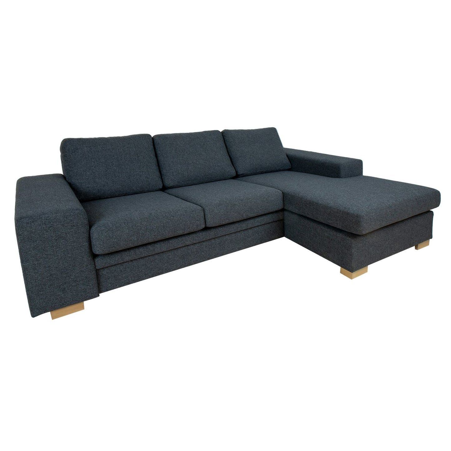 Corner sofa DAGMAR dark gray