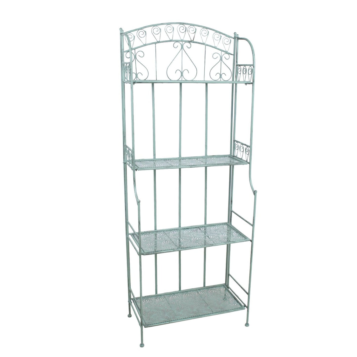 Shelf MINT 60x32xH156cm, antique green 