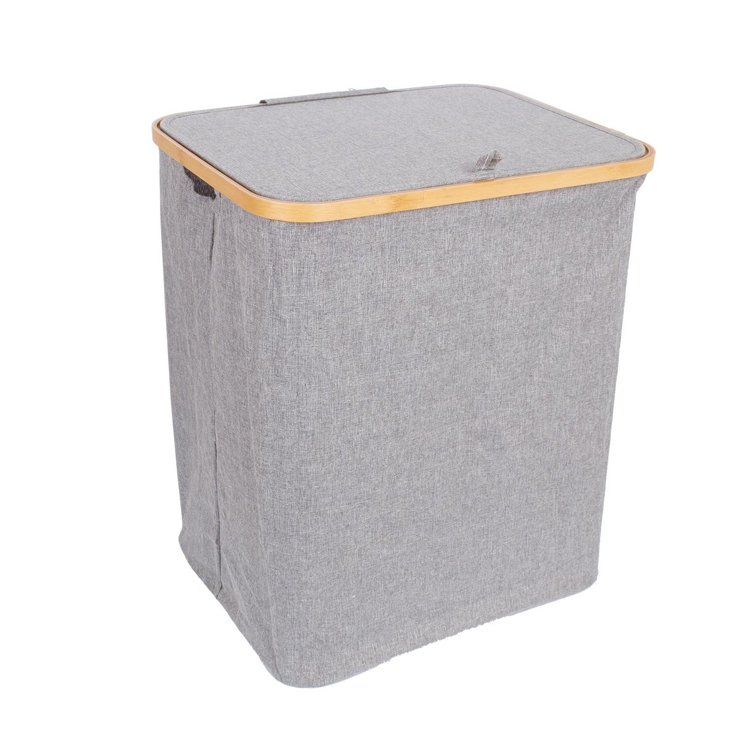 Laundry basket MAX GRAY 45x36xH54cm, light gray 