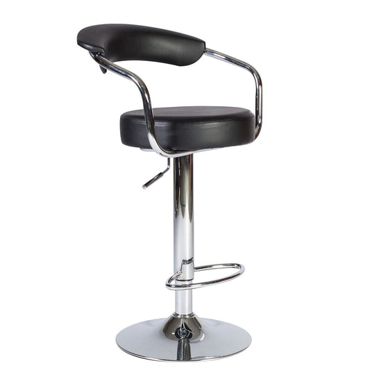 Bar chair LEON 51x47xH90-108cm, black 