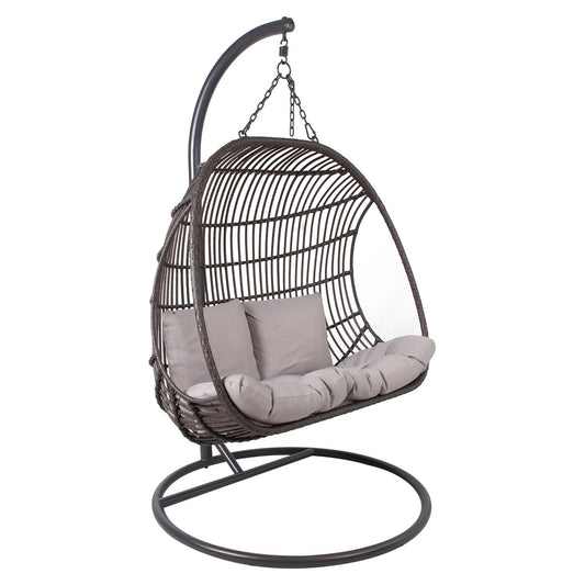 Hanging chair CHESTNUT, dark brown 