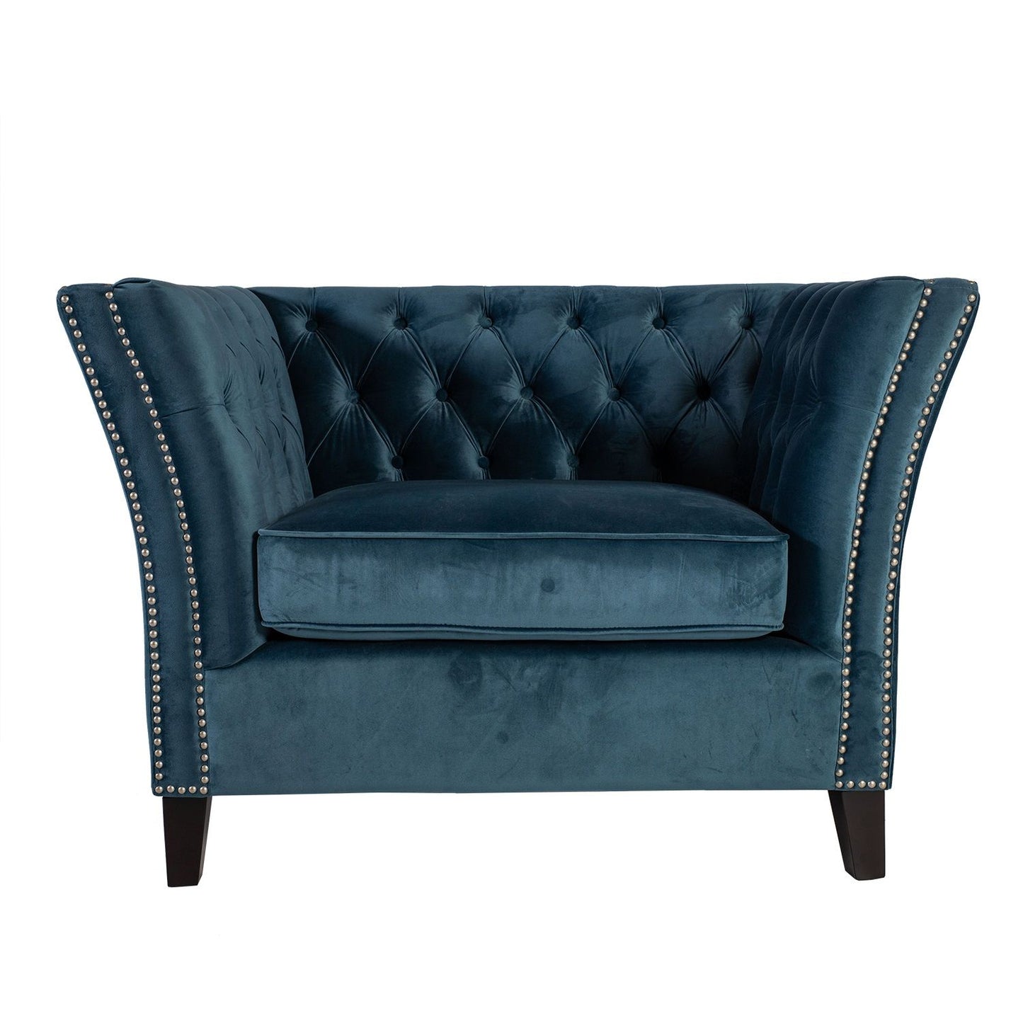 Lounge chair MAYERS, sea blue 