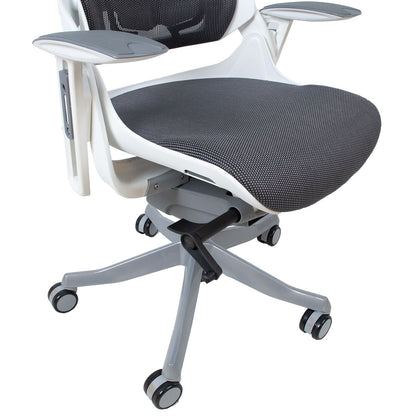 Work chair WAU - grey/white 