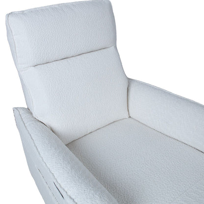 Lounge chair GERRY, white 