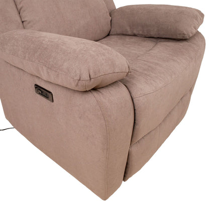 Rest chair - recliner LINUX electric, taupe 