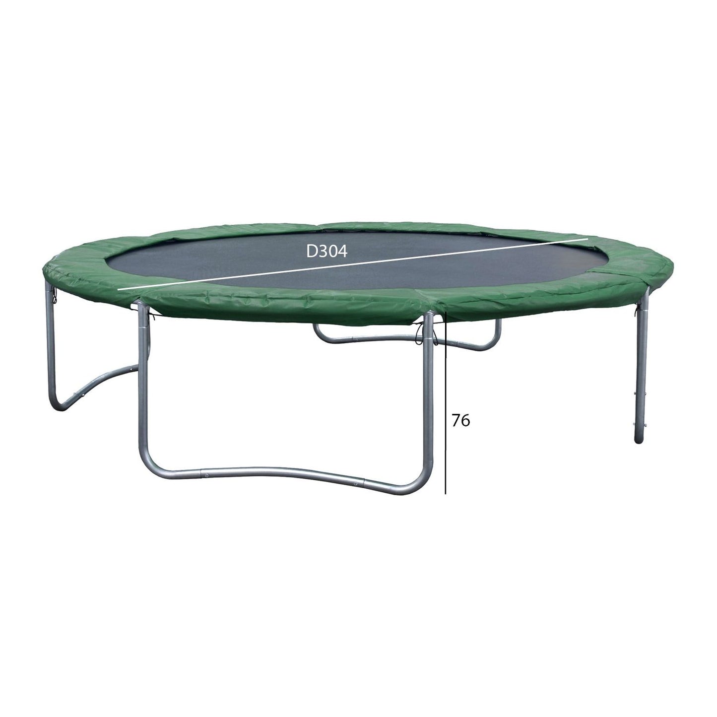 Trampoline d304cm, green 