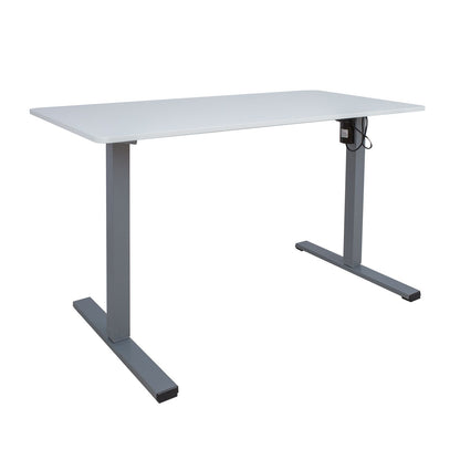 Desk ERGO OPTIMAL with 1 motor 120x60cm, white 