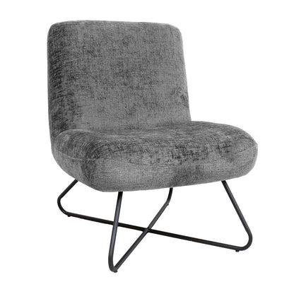 Lounge chair FARICA dark gray 