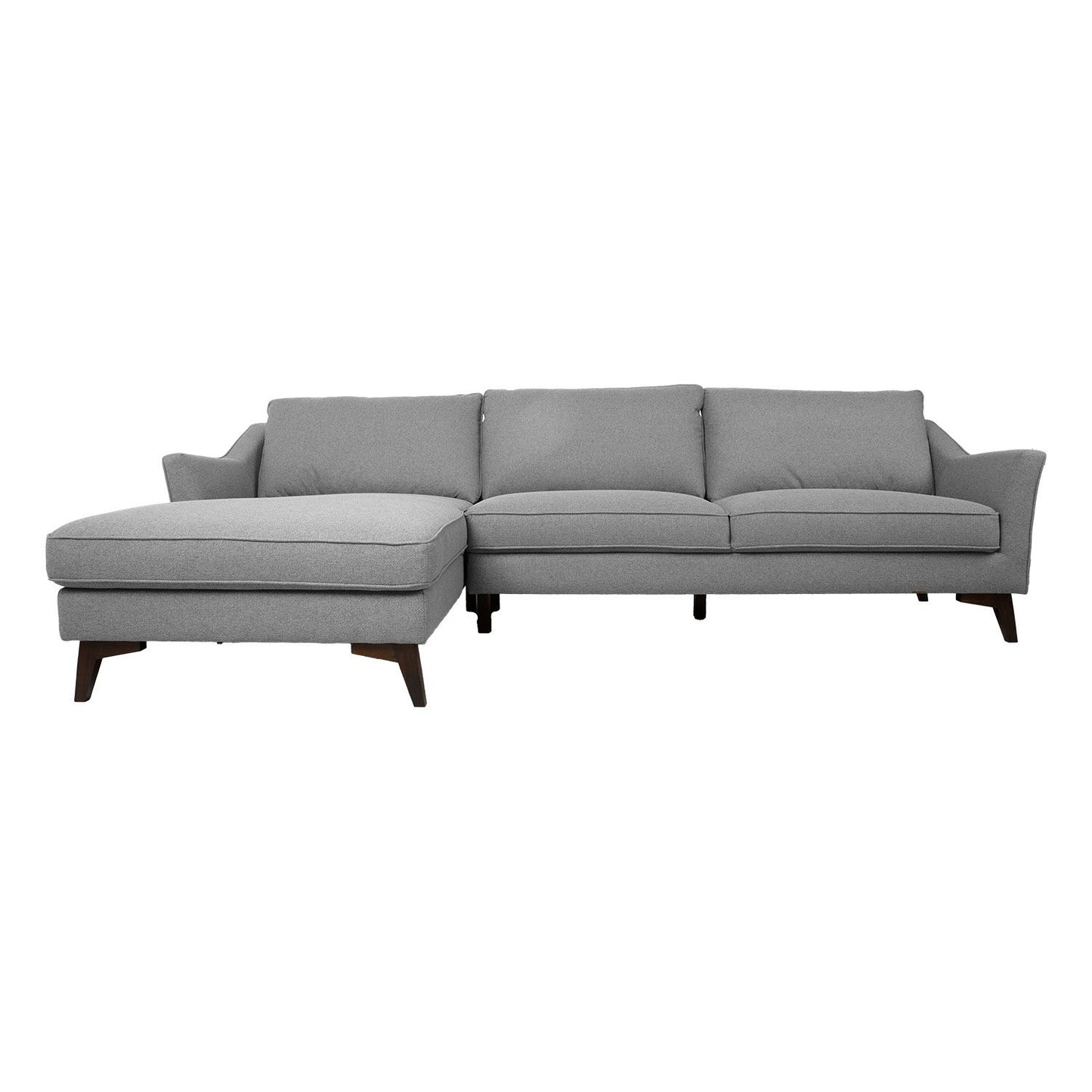 Corner sofa BIRGIT KS, gray