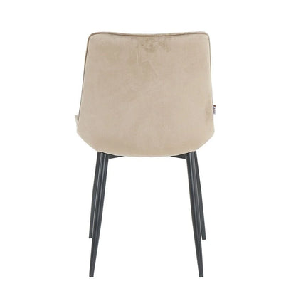 Armchair Lugano, Beige Velvet 