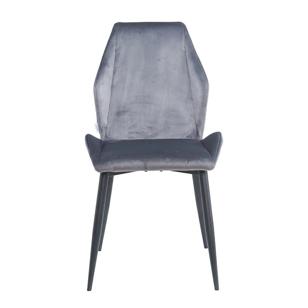 Armchair Garda, Gray Velvet 