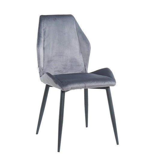 Armchair Garda, Gray Velvet 