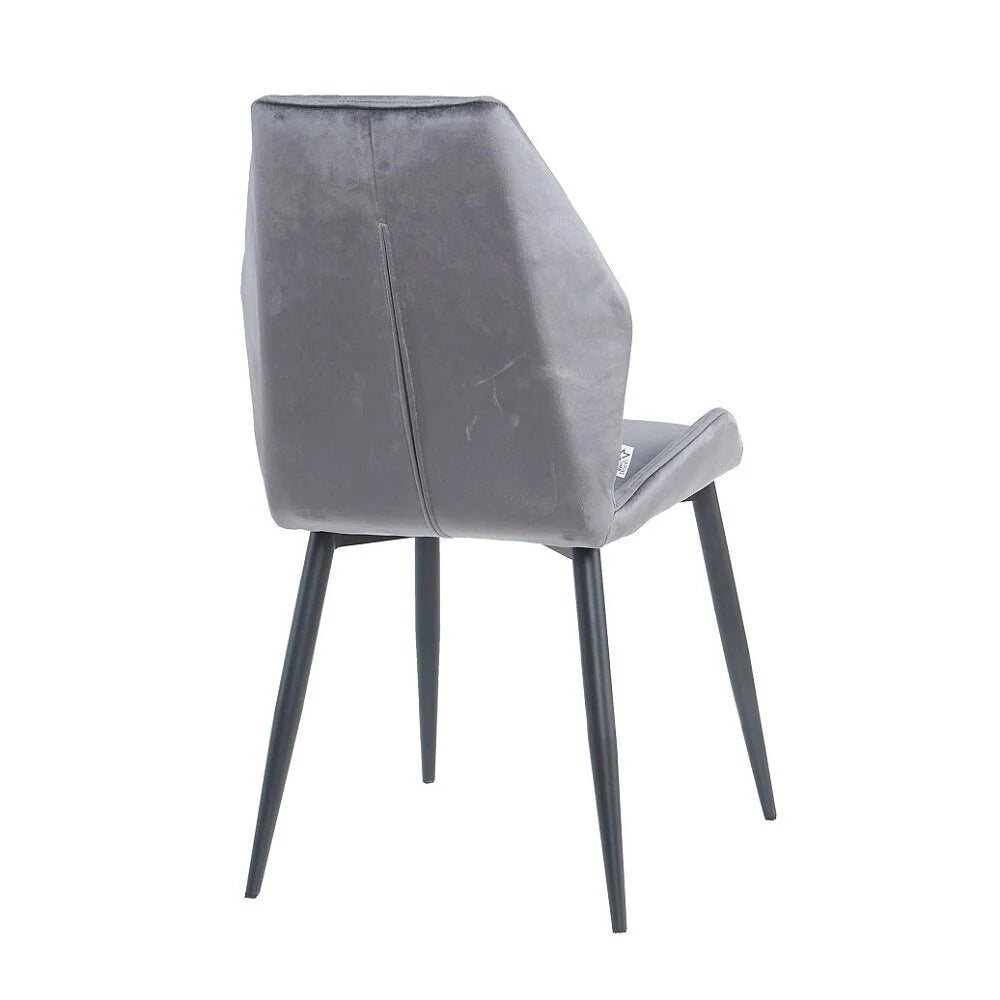 Armchair Garda, Gray Velvet 