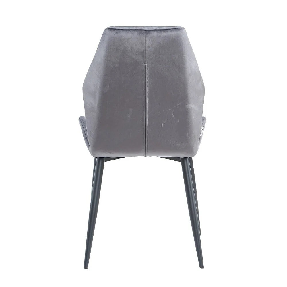 Armchair Garda, Gray Velvet 