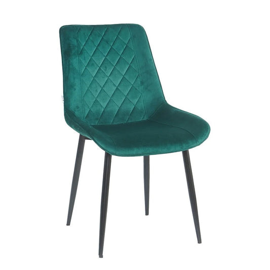 Armchair Lugano, Green Velvet 