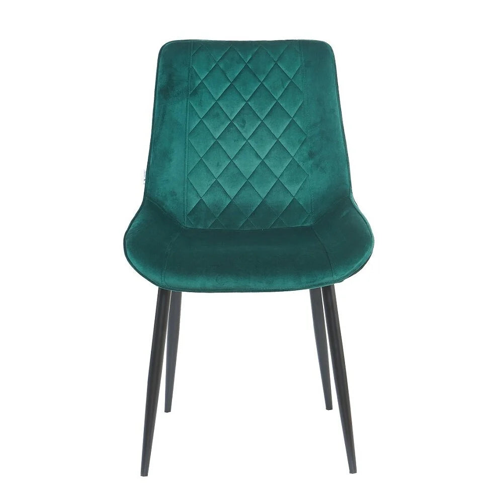 Armchair Lugano, Green Velvet 