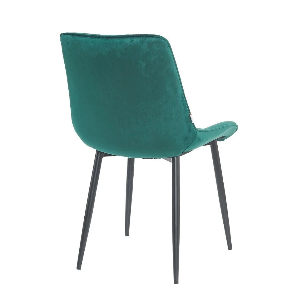 Armchair Lugano, Green Velvet 