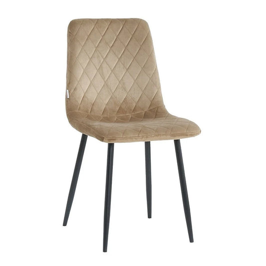 Chair Orta, Beige Velvet 